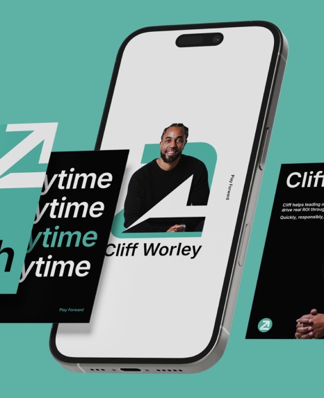 Cliff Worley creative direction on phone